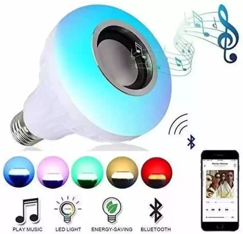 Bluetooth Speaker Bulb Smart LED RGB