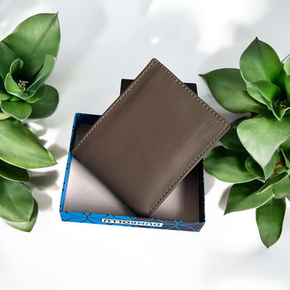 Bifold Wallet Jumbo Men's Genuine Black 18 Card Slots